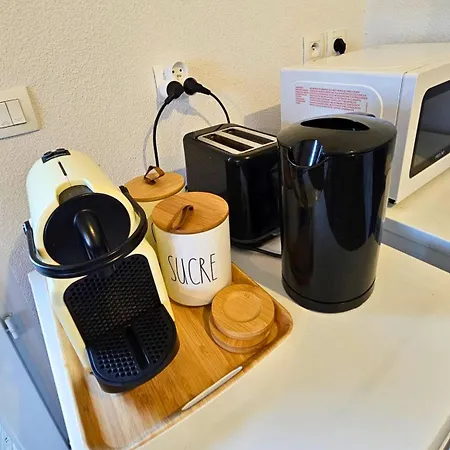 Apartment Cosy Equipe Avec Terrasse, Wifi